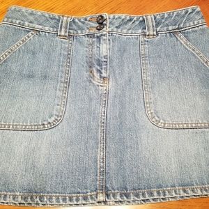 The Limited, blue Jean skirt, size 8.